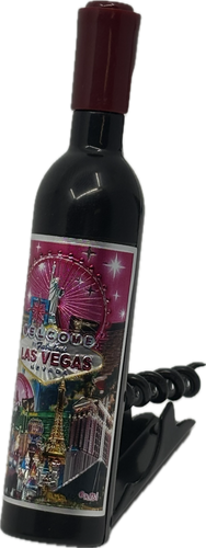 Las Vegas Welcome Sign Corkscrew Wine Bottle Opener