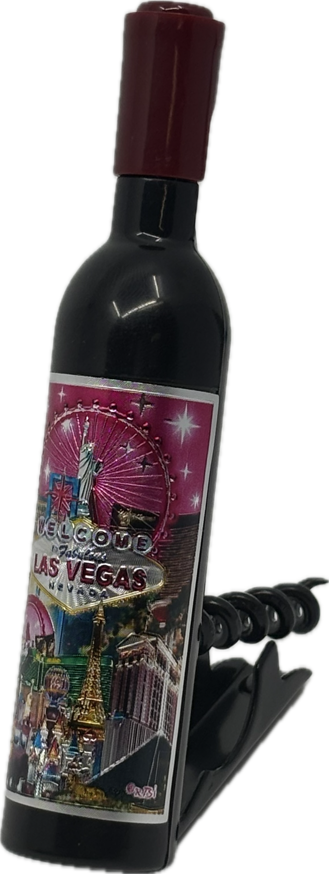 Las Vegas Welcome Sign Corkscrew Wine Bottle Opener