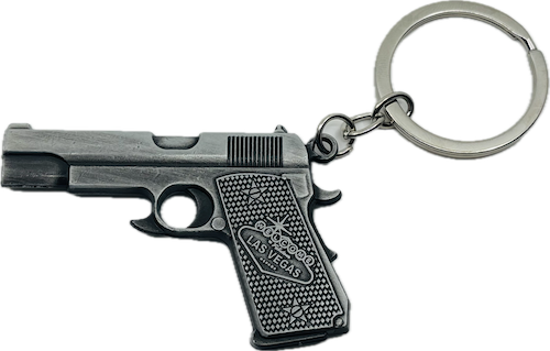 Las Vegas Mini Pistol Keychain