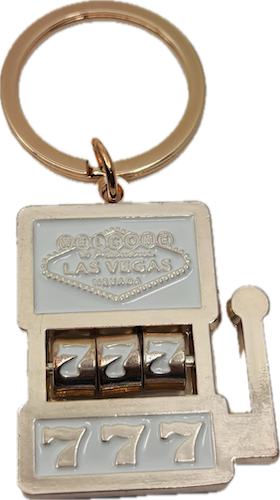 Las Vegas Slot Machine Keychain