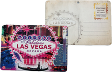 Las Vegas Skyline Wood Postcards