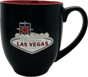 Las Vegas Medallion Sign Bistro Mugs