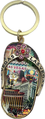 Flip Flop Las Vegas Keychains