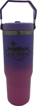 Las Vegas Engraved  Stainless Steel Tumbler W/ Handle