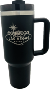 Las Vegas Engraved XL Stainless Steel Tumbler