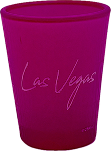 Las Vegas Matte Shot Glass