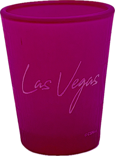 Las Vegas Matte Shot Glass