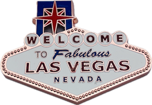 Welcome to Fabulous Las Vegas Sign Metal Magnet