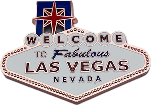 Welcome to Fabulous Las Vegas Sign Metal Magnet