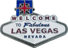 Welcome to Fabulous Las Vegas Sign Metal Magnet
