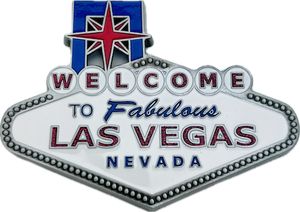 Welcome to Fabulous Las Vegas Sign Metal Magnet