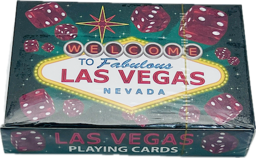 Las Vegas Sign & Dice Playing Cards