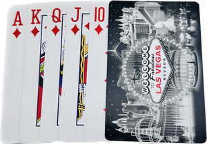 Las Vegas Landmark Playing Cards- Black / White