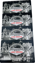 Las Vegas Landmark Playing Cards- Black / White