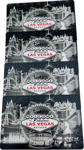 Las Vegas Landmark Playing Cards- Black / White