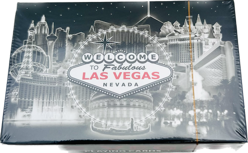 Las Vegas Landmark Playing Cards- Black / White