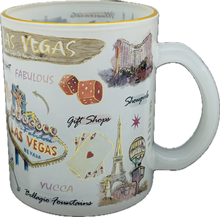 Las Vegas Culture Frosted Glass Mug