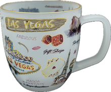 Las Vegas Culture Frosted Glass Mug