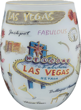 Las Vegas Culture Frosted Glass Mug
