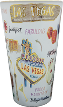 Las Vegas Culture Frosted Glass Mug