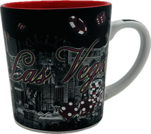 Las Vegas Themed Latte Mug