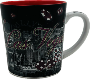 Las Vegas Themed Latte Mug