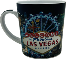 Las Vegas Themed Latte Mug