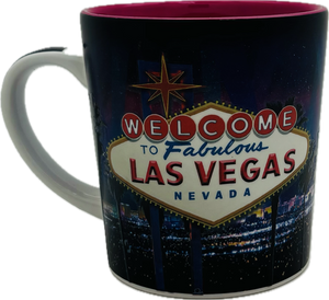 Las Vegas Themed Latte Mug