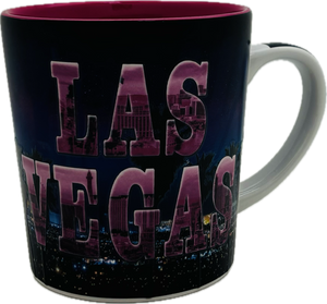 Las Vegas Themed Latte Mug