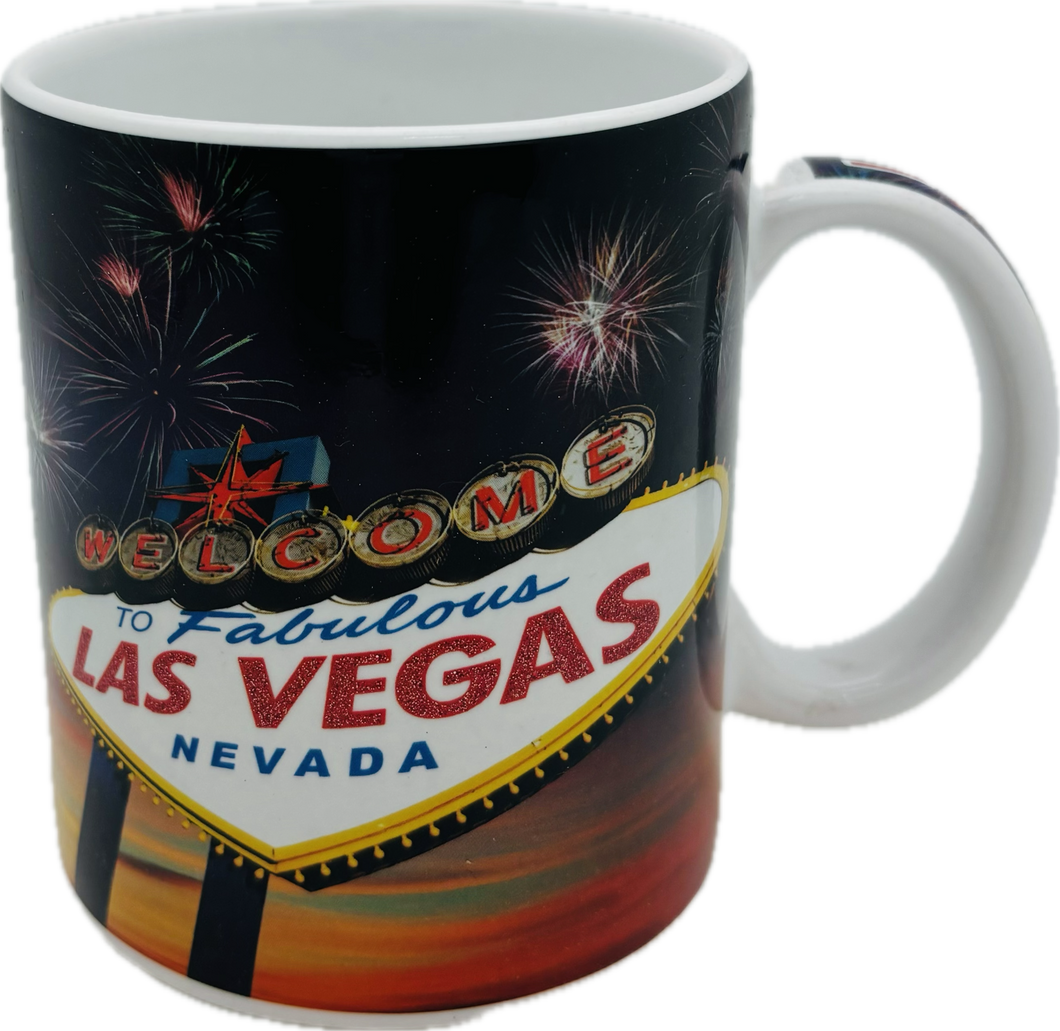 Welcome To Las Vegas Sign - 11 oz - Ceramic Mug