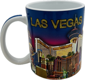 Las Vegas Blue Skyline Mug