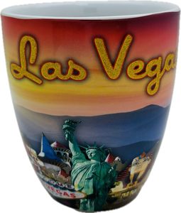 Las Vegas Themed Bistro Mugs