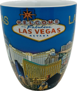 Las Vegas Themed Bistro Mugs