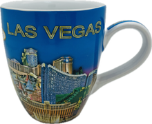 Las Vegas Themed Bistro Mugs
