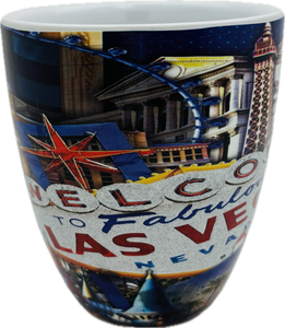 Las Vegas Themed Bistro Mugs
