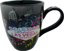 Las Vegas Colorful Filigree Sign and Landmark Mug