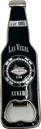 Las Vegas High Roller Beer Bottle Opener