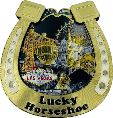 Las Vegas Lucky Horseshoe Magnet
