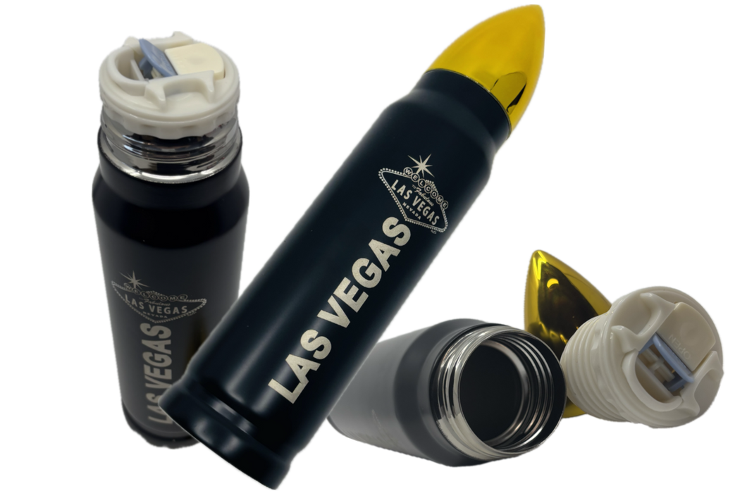 Las Vegas Bullet Water Bottle