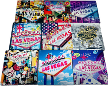 Las Vegas 2x2 Multi-Foil Las Vegas Sign Magnets