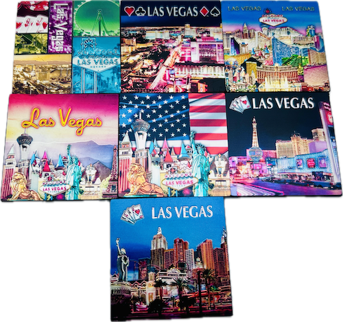 Las Vegas 2x2 Multi-Foil Magnets