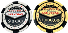 Las Vegas 3D Poker Chip Magnets