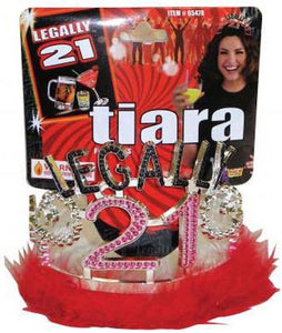 21st Birthday Princess Tiara -Legally 21-