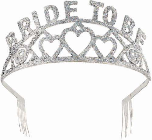 Sparkling Glitter Bride-To-Be Party Tiara