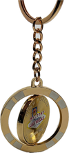 Vegas High Roller Spinning Poker Chip Keychain