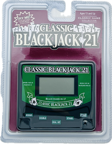 Classic Blackjack 21 Handheld Game