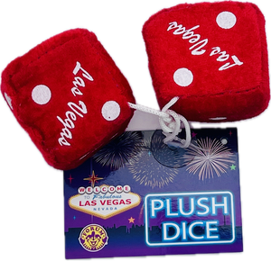 Las Vegas Red Fuzzy Dice