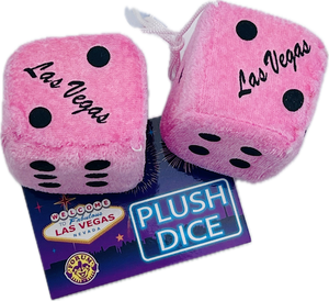 Las Vegas Pink Fuzzy Dice