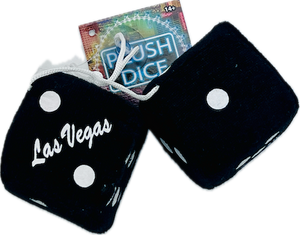 Las Vegas Black Fuzzy Dice