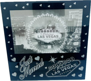 Just Married - Welcome to Fabulous Las Vegas Picture Frame